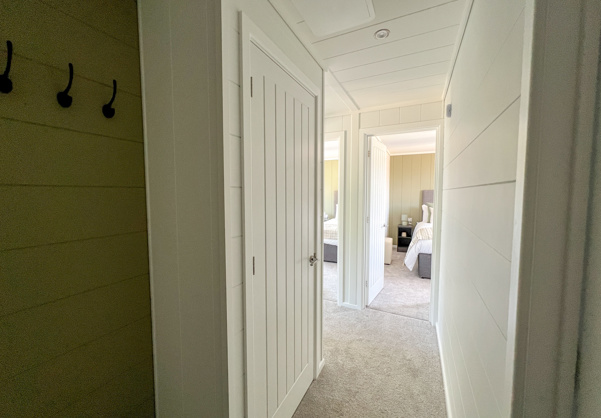 Internal of a luxury lodge hallways