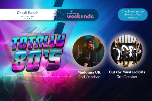 Chesil Beach Totally 80s Waterside Weekend