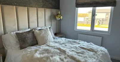 Large comfy second bedroom with double bed