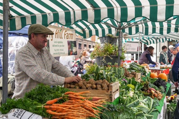Farmers Market Stalls In Wimborne 