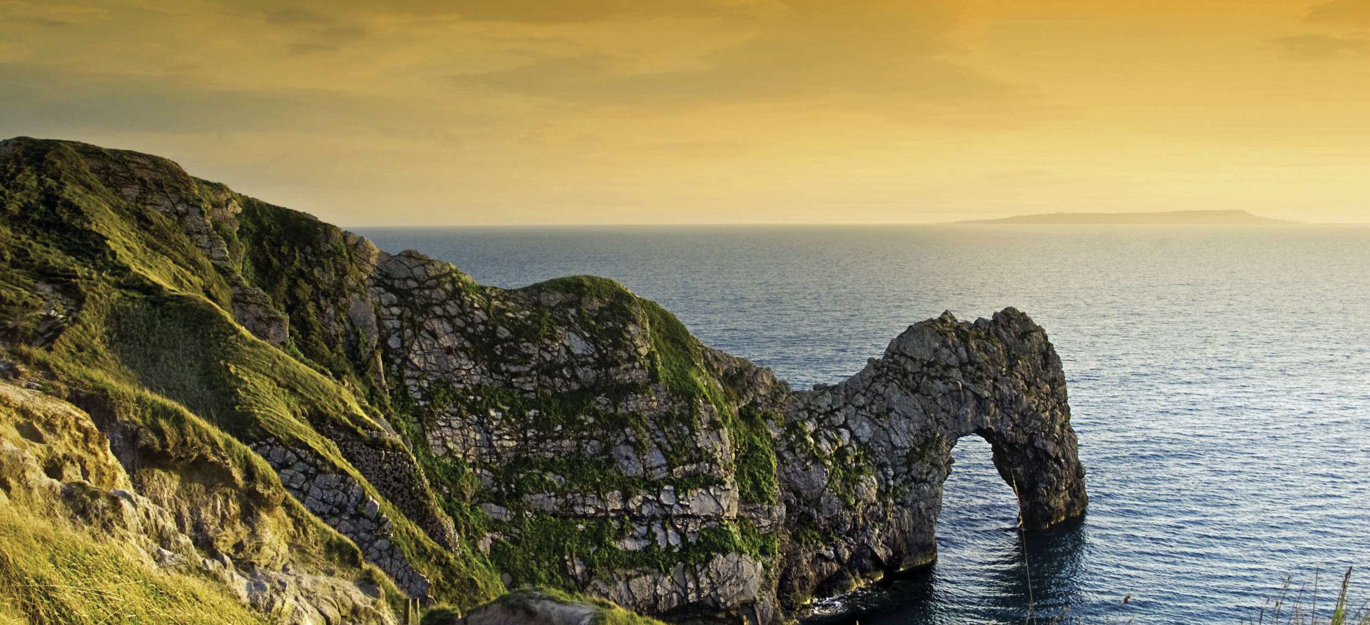 Durdle Door at sunset