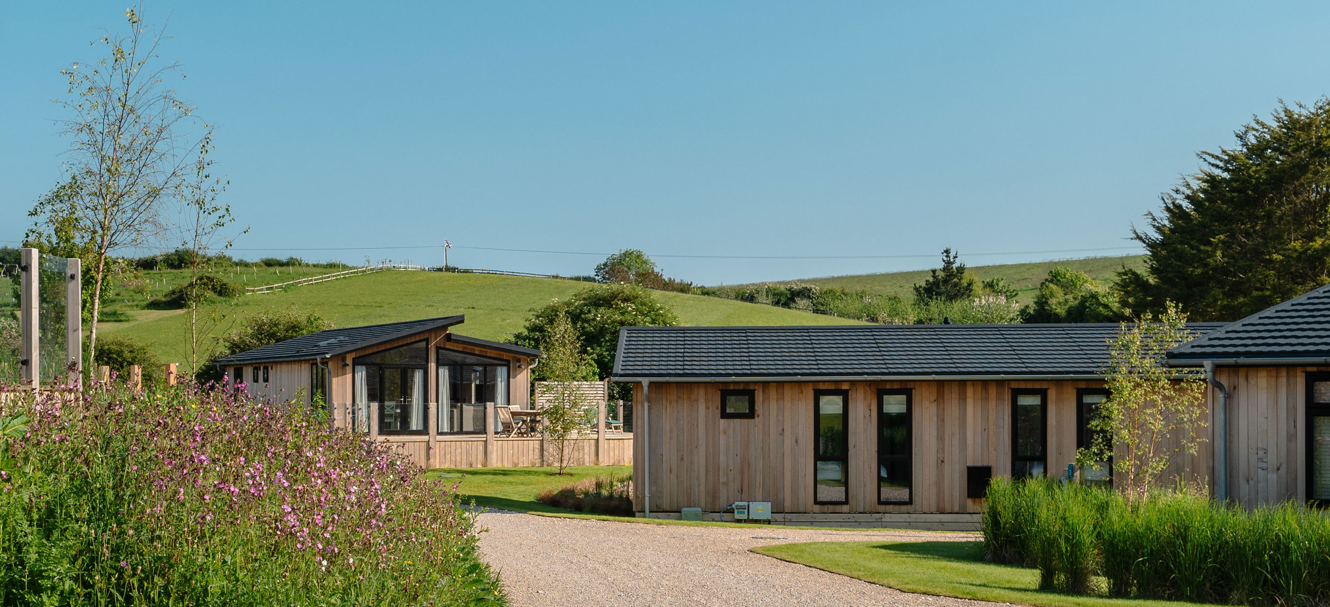 Luxury Lodges Among Countryside