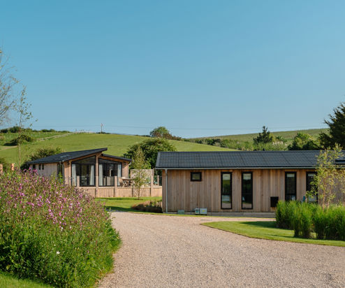 Luxury Lodges Among Countryside