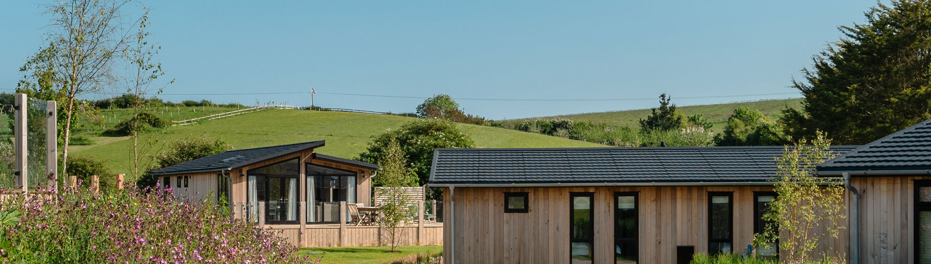 Luxury Lodges Among Countryside