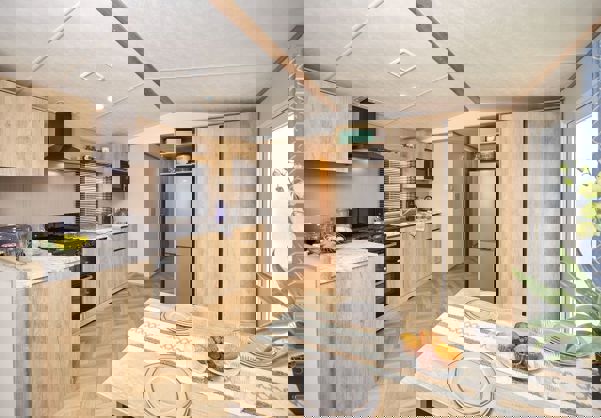 Internal of a Caravan Kitchen, Diner