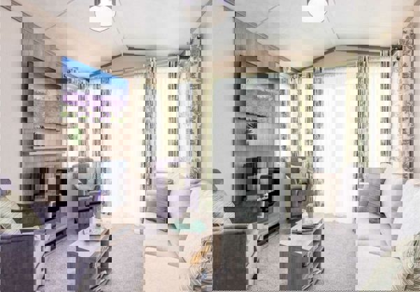 Internal of a Caravan Lounge