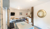 Internal of a cottage open plan living space