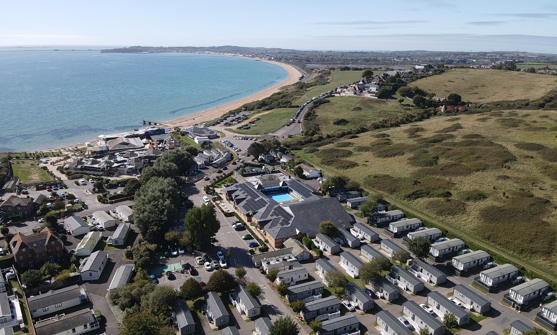 Bowleaze Cove Holiday Park & Spa from above