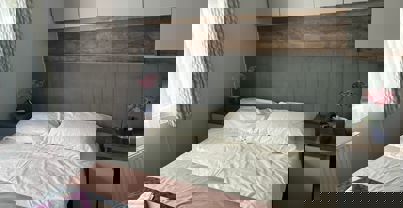 Internal of a Caravan Double Bedroom