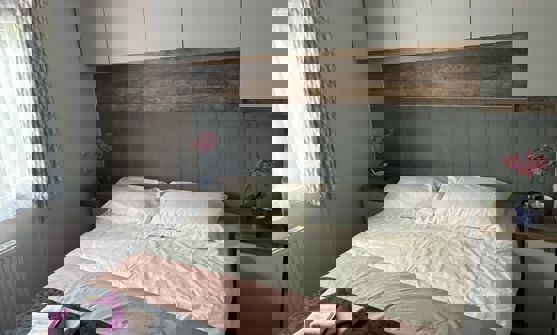 Internal of a Caravan Double Bedroom