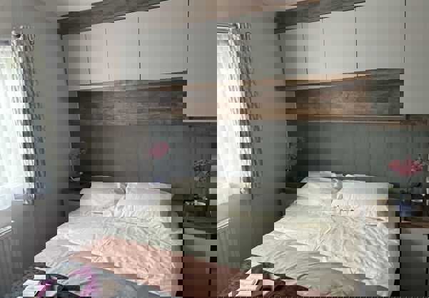Internal of a Caravan Double Bedroom
