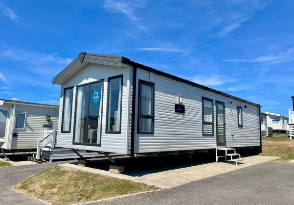 External of a caravan on pitch