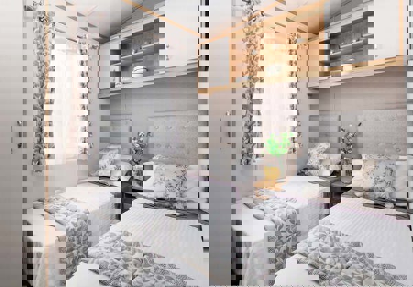 Internal of a Caravan Twin Room