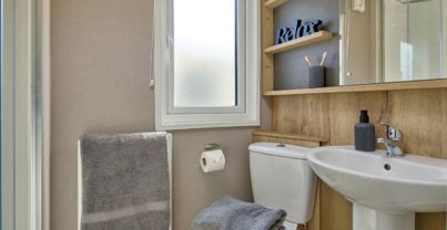 Internal of Caravan Bathroom