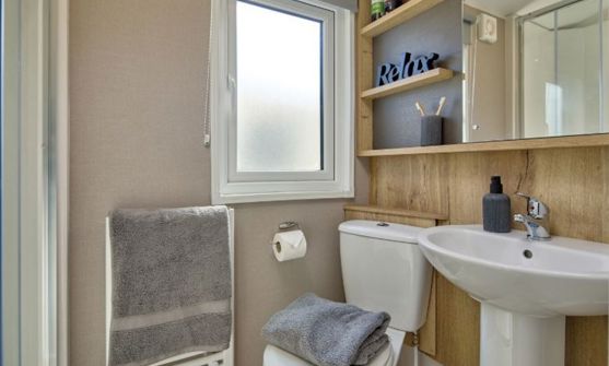 Internal of Caravan Bathroom
