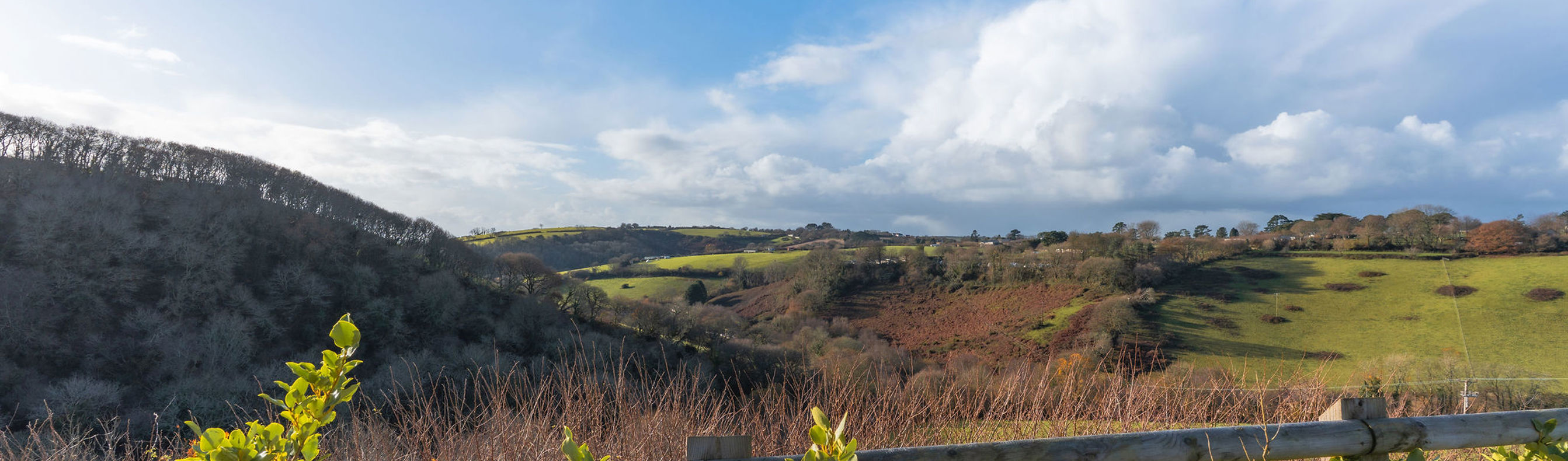 Valley view from park