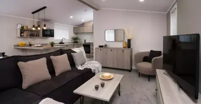 Internal of a Caravan Lounge