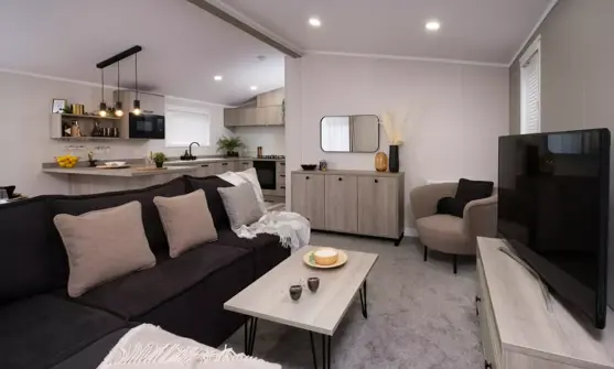 Internal of a Caravan Lounge