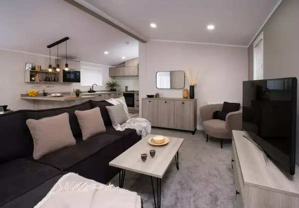 Internal of a Caravan Lounge