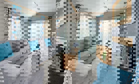 Internal of a Caravan Lounge