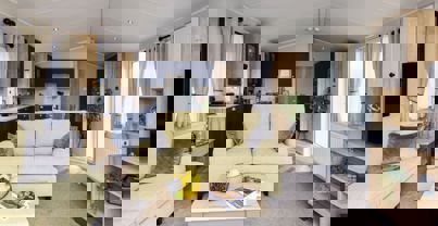 Internal of a Caravan Living Space