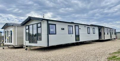 External of a caravan 