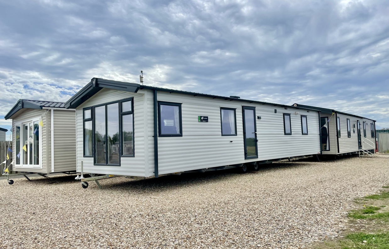 External of a caravan 
