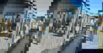 Exterior of Victory Franklin including decking