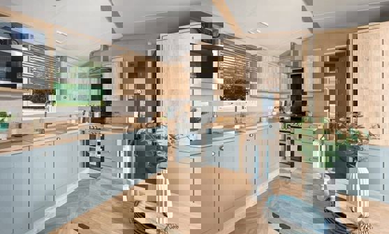 Internal of a Caravan Kitchen