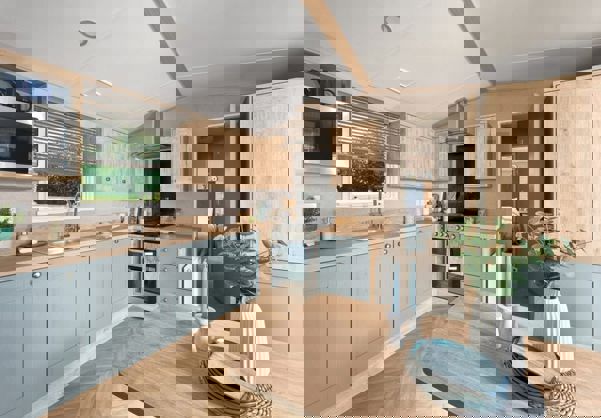 Internal of a Caravan Kitchen