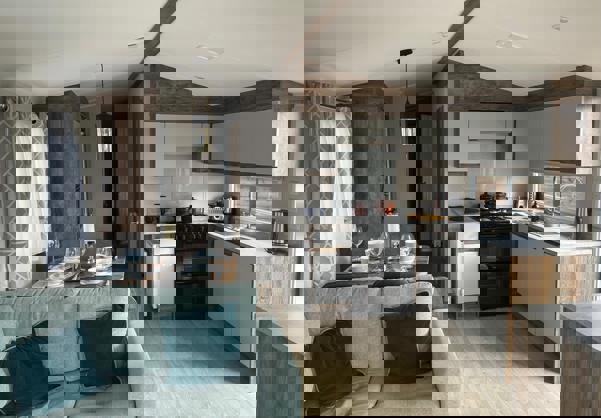 Internal of a Caravan Living Space