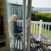 Chesil Beach Owners sitting on deck