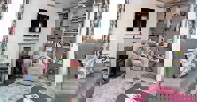 Internal of a Caravan Lounge