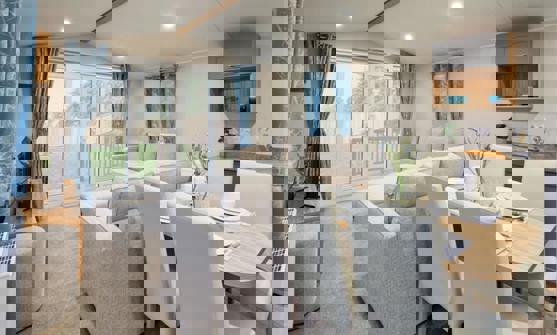 Internal of Caravan Living Space