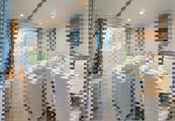 Internal of Caravan Living Space