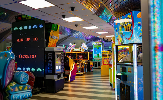 A range of retro arcade games in Southside Arcade