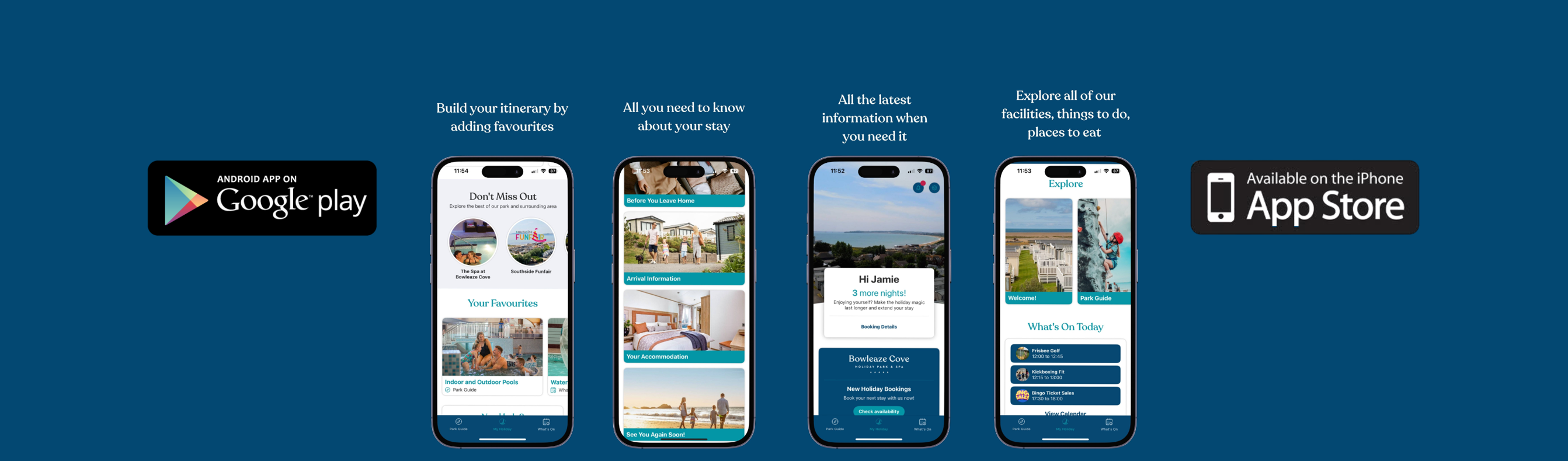 Waterside App Screenshots