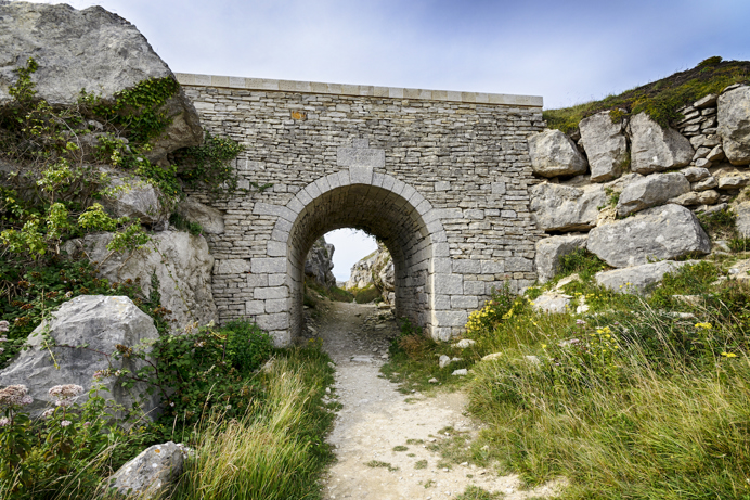 A stone quarry arch 