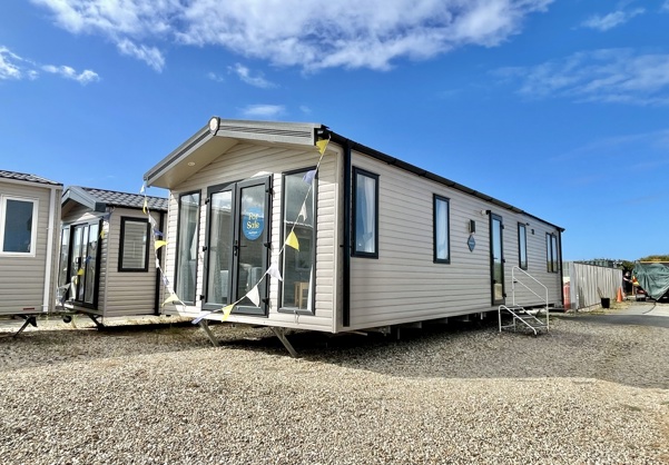 External of a caravan 