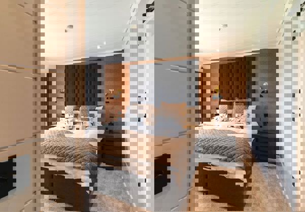 Interior of a Super Lodge Master Bedroom