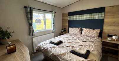 Cosy and contemporary master bedroom