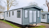 External of a caravan on pitch