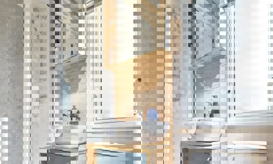 Internal of a Caravan Bathroom