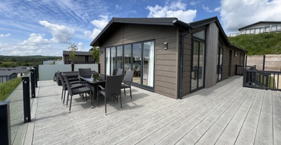 Decking area with outdoor seating