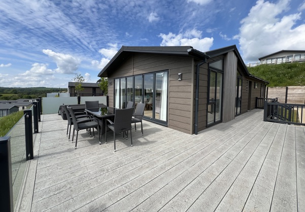 Decking area with outdoor seating