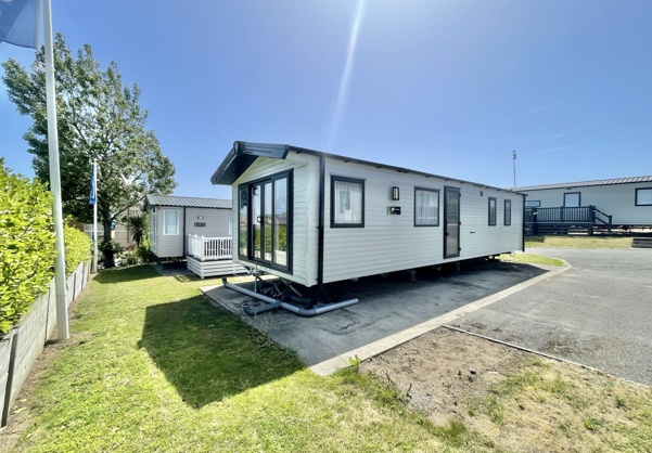 External of a caravan on pitch 