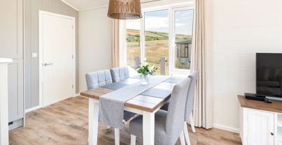 Internal of a cabin dining area