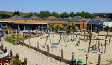 An outdoor play area