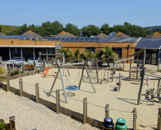 An outdoor play area