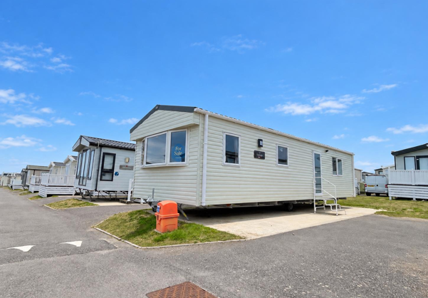 External of a caravan on pitch 